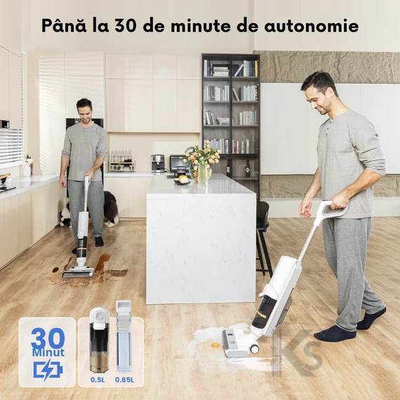 Aspirator fără fir Proscenic F10Pro uscat – umed