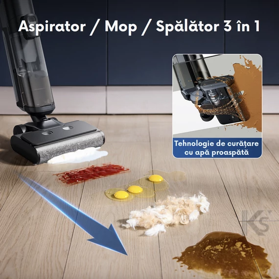 Aspirator fără fir Proscenic F20A uscat – umed