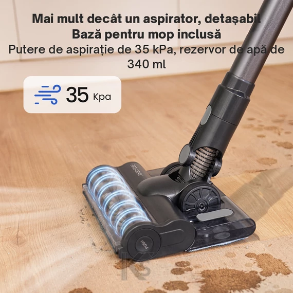 Aspirator vertical fără fir Proscenic P11 Mopping cu funcție de spălare